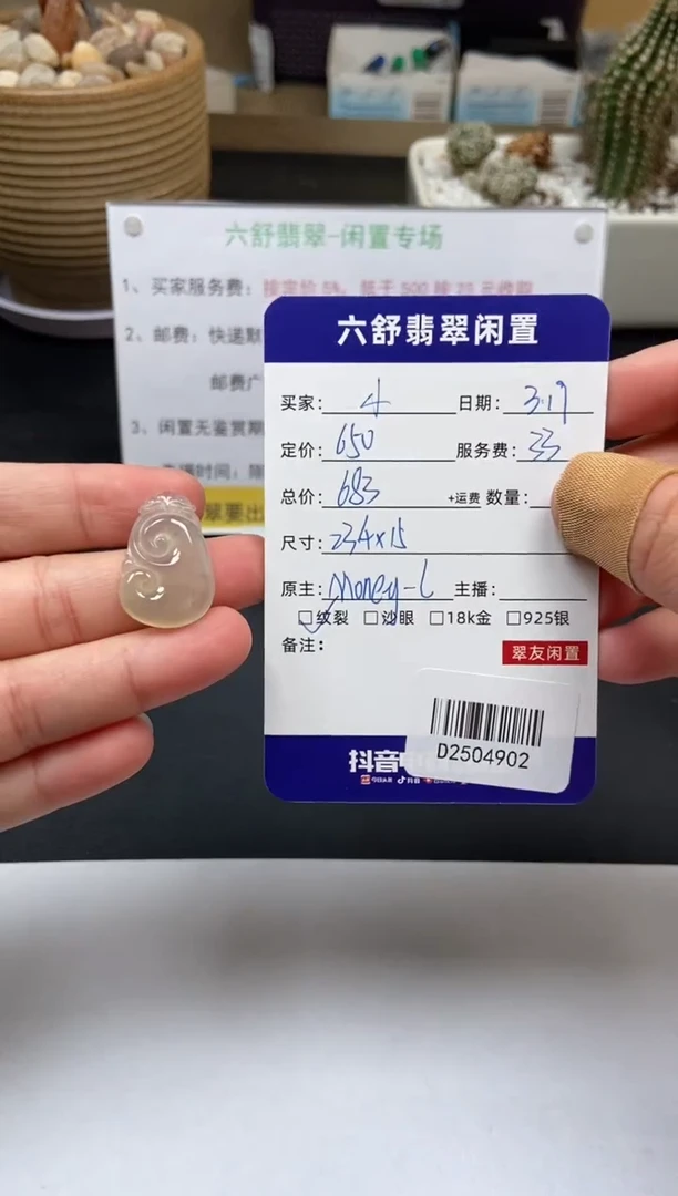 【闪购商品】翡翠未镶嵌颈饰D2504902