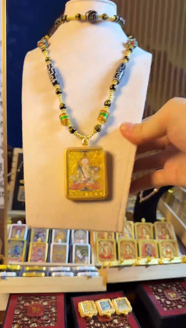 铁合金花岗石汽车唐卡挂件666