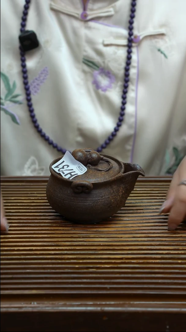 万古烧粗陶手工茶具
