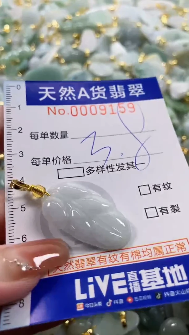 颈饰未镶嵌翡翠天然A货翡翠