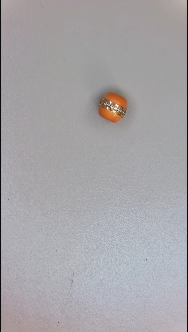 橄榄核吊坠核尖汉堡珠10mm一个