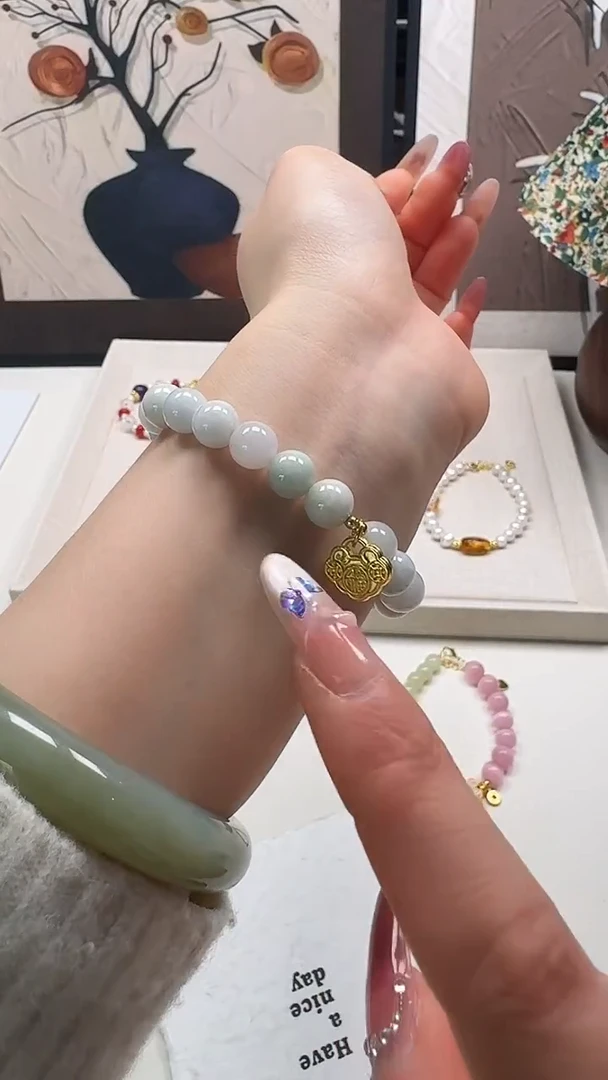 未镶嵌手链翡翠076