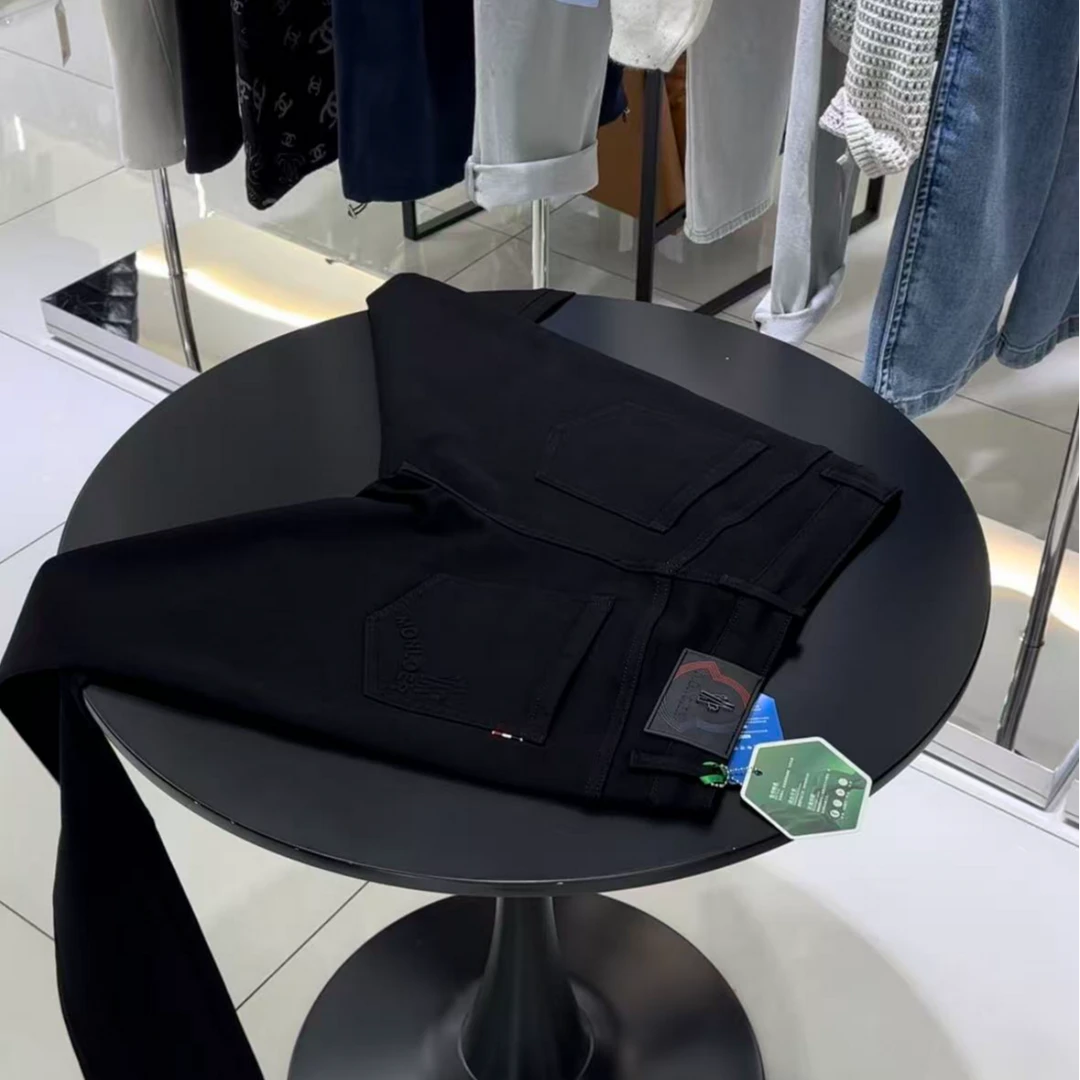 6969-2025秋冬百搭直筒裤男士秋冬男高弹男裤经典中腰牛仔裤