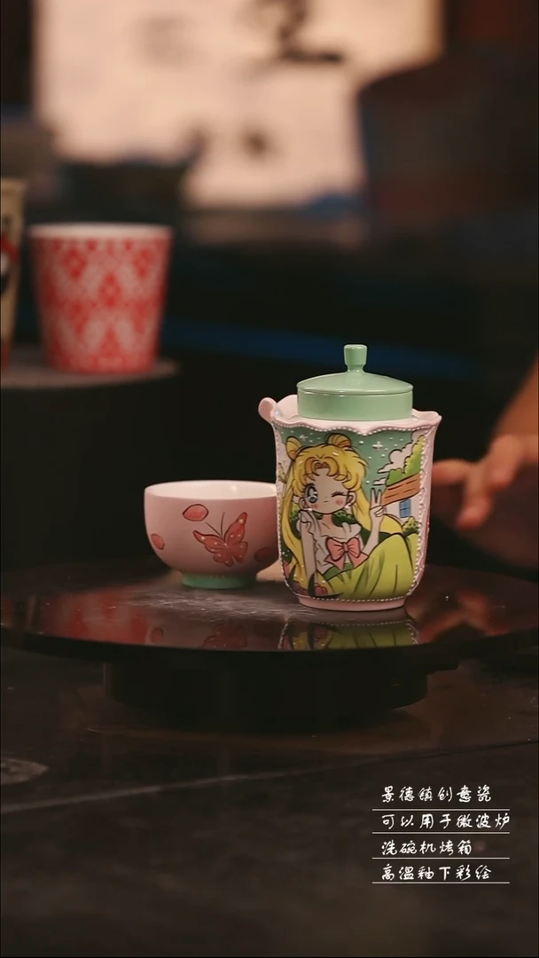 陶瓷景德镇可爱设计师款陶瓷