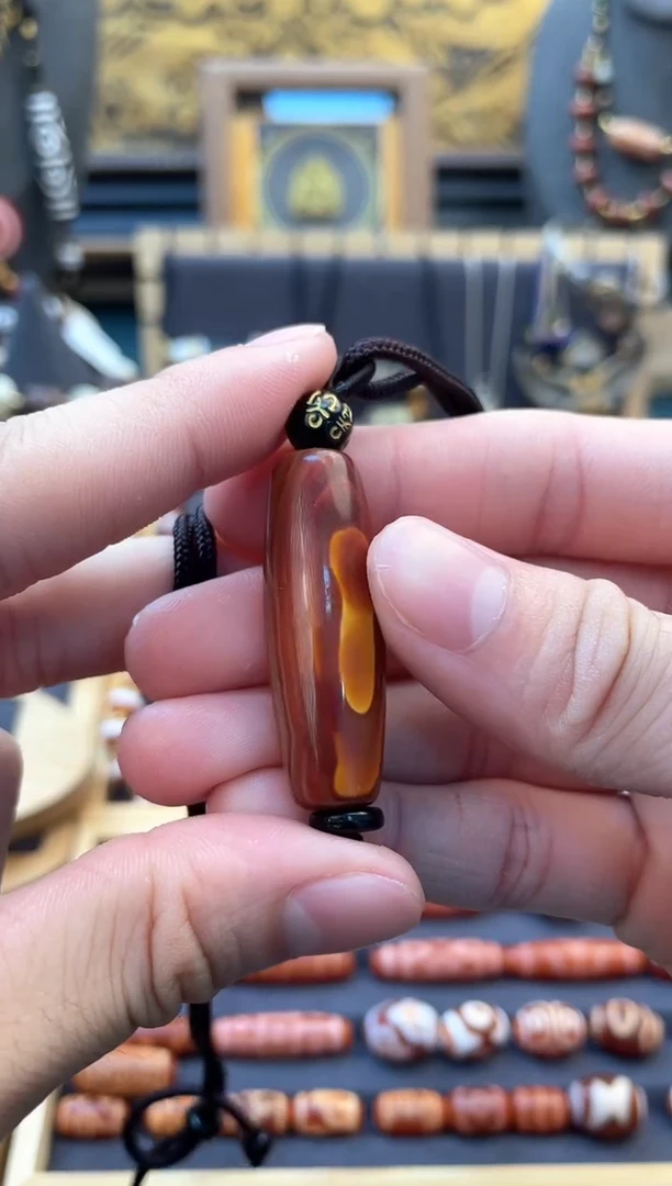 玛瑙/玉髓未镶嵌颈饰战国红玛瑙锁骨链