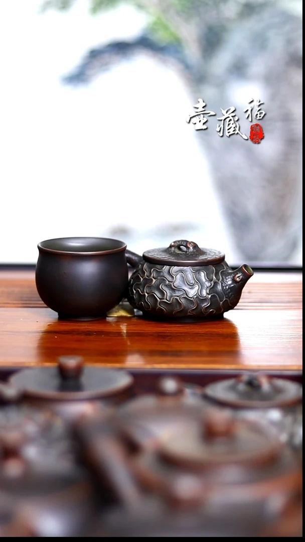 光*子坭兴陶石瓢瑕疵