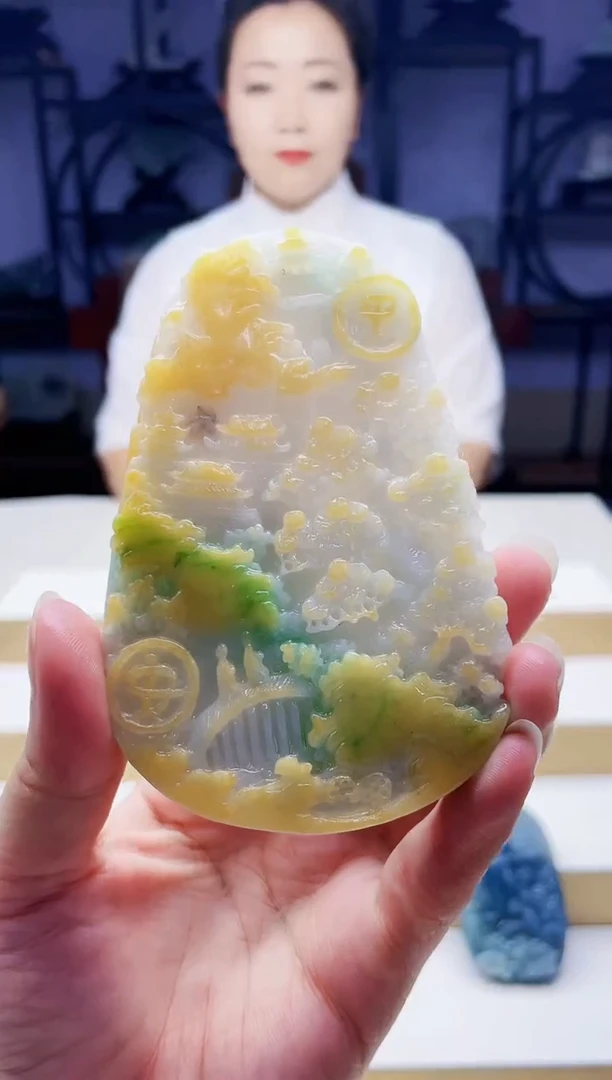 未镶嵌定制翡翠毛货09190171