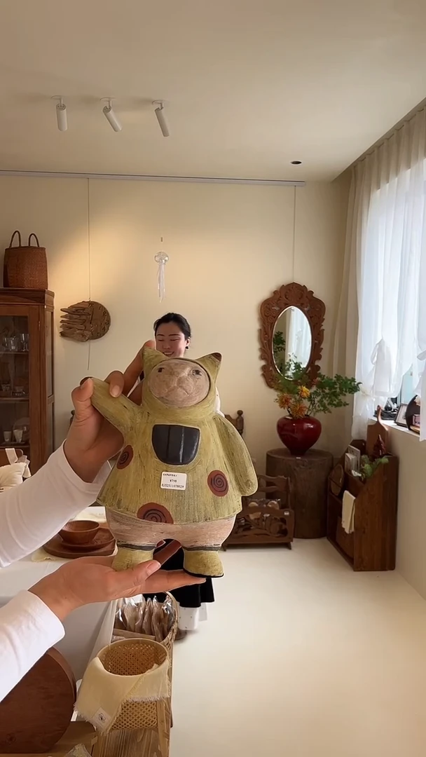 茶道摆件0000淘猫黄色雨衣8029