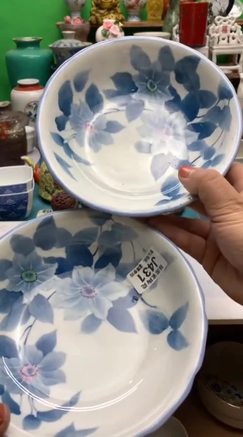 【闪购商品】盖碗海外回流瓷器