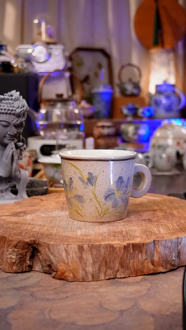 摆件鸢尾花手工手绘手工手绘