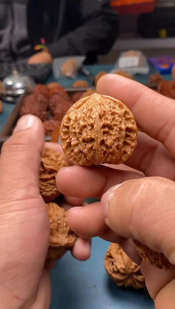 把件文玩核桃寿桃a944