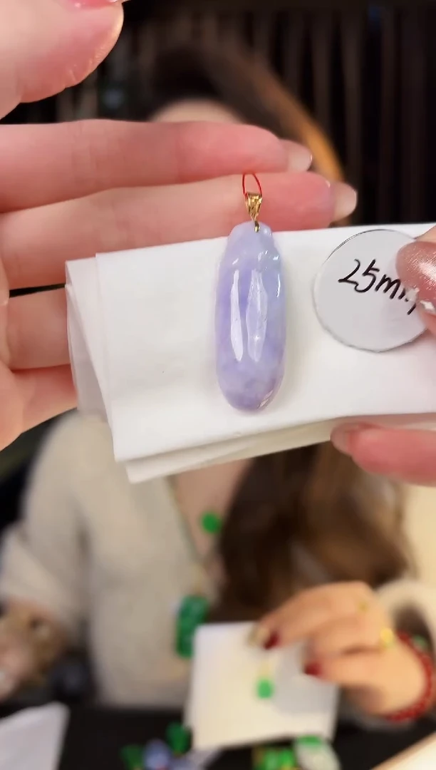 【闪购商品】翡翠颈饰18K金镶嵌缅料A货/支持复检/一件