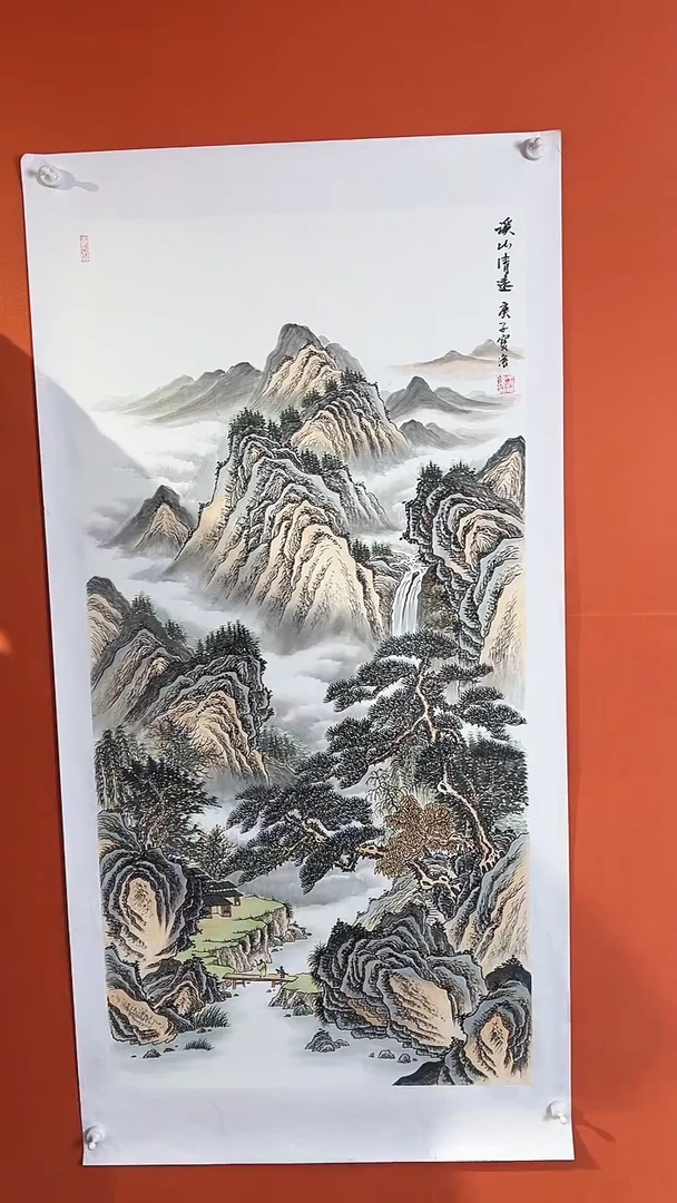 国画王保強老師手绘作品