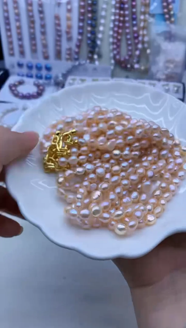 淡水珍珠未镶嵌颈饰淡水珍珠项链多样性发其一