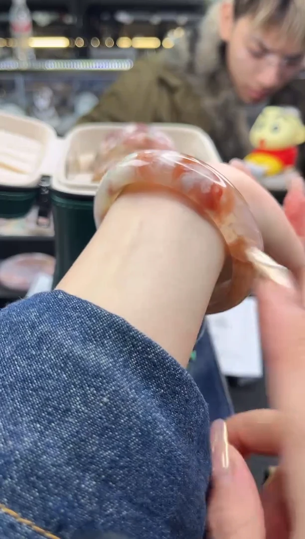 未镶嵌手镯石英质玉尘*丷圈口（赠品镯心）