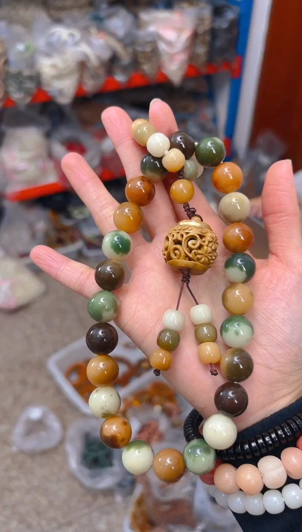 吊坠菩提根/象牙果大卡花皮香炉手持 车挂