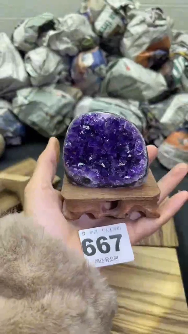 未镶嵌大型摆件（非配饰）紫晶667号摆件