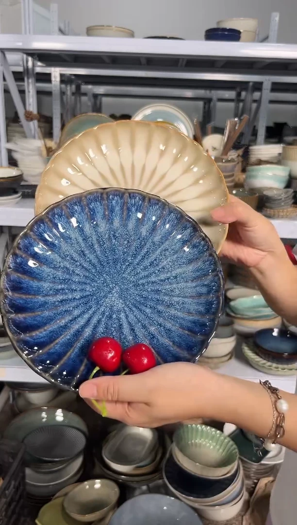 陶瓷外贸尾货瑕疵满20包邮X2 小盘组合