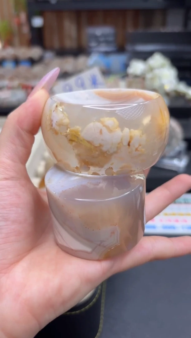 未镶嵌手镯石英质玉A497(55圈赠送镯心)