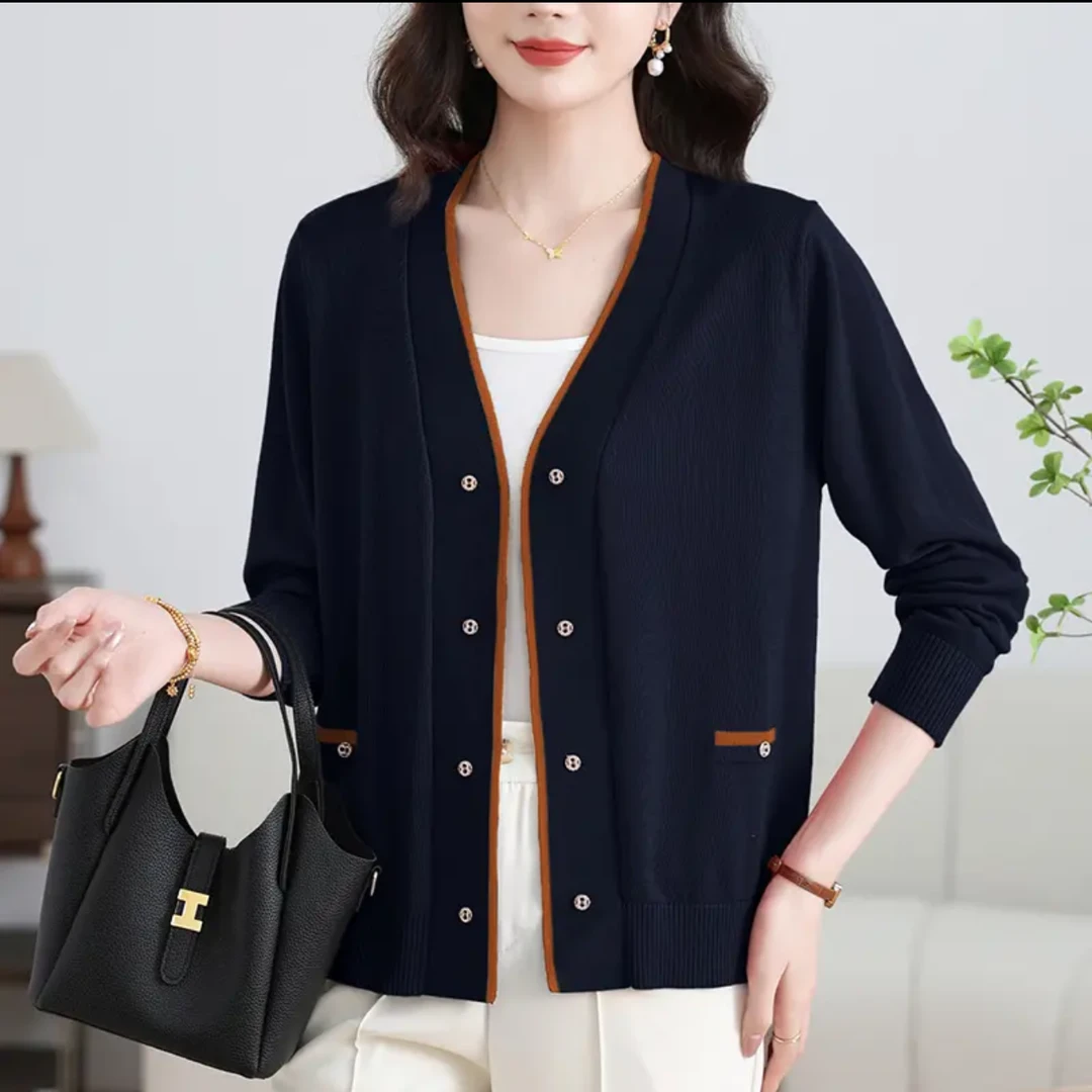 防晒衣女款2025夏季新款妈妈外套薄款洋气宽松大码针织空调衫