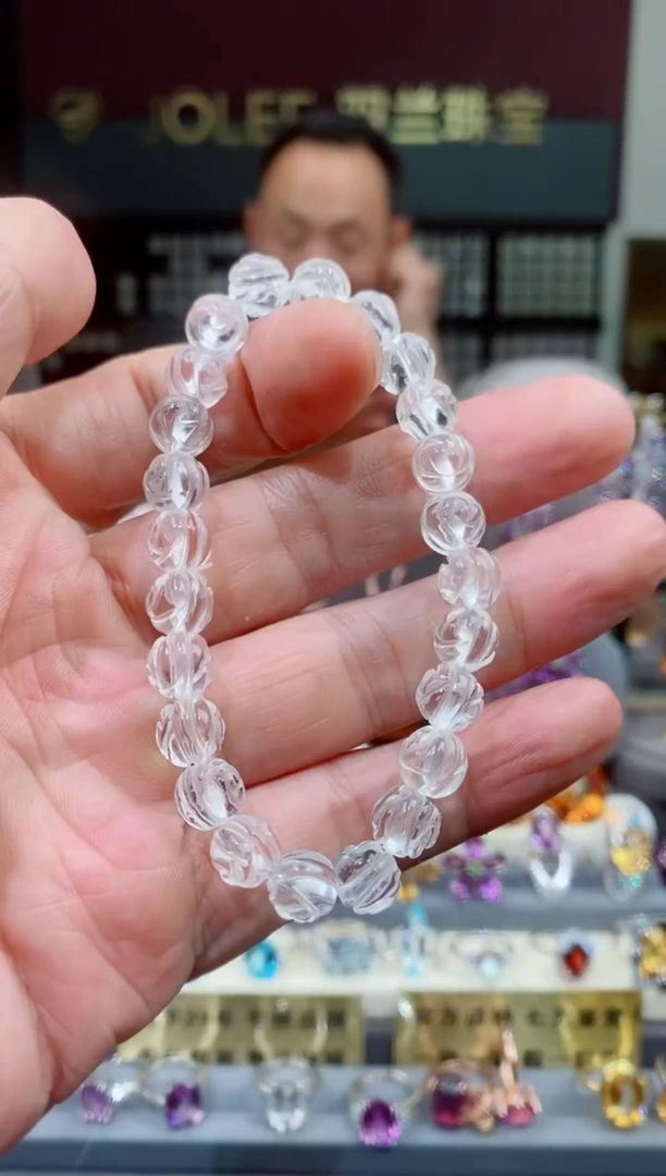 水晶手链未镶嵌水晶手串