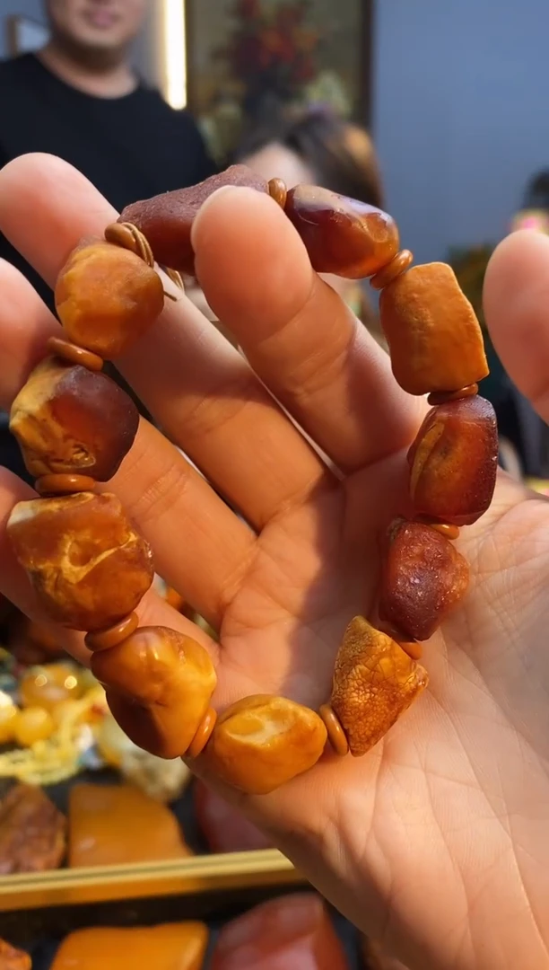 手链琥珀未镶嵌手串