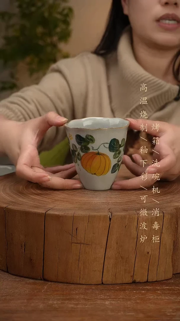 碗瓷景德镇手工手绘高温瓷釉下彩