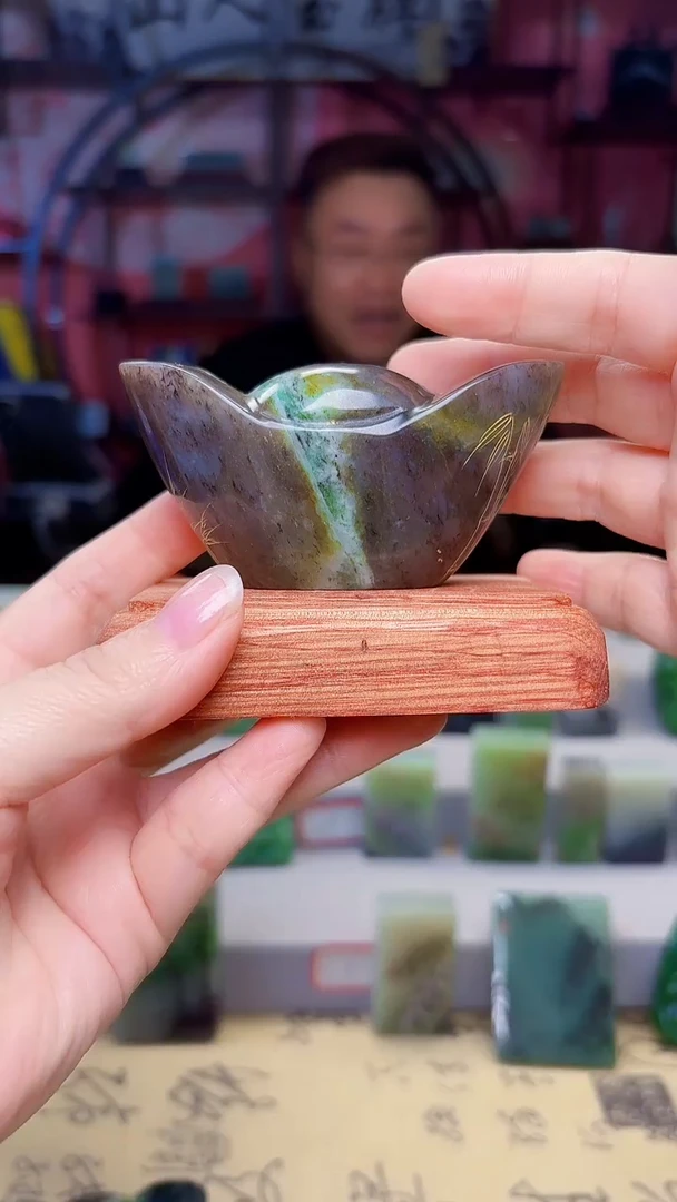 未镶嵌独山玉手把341