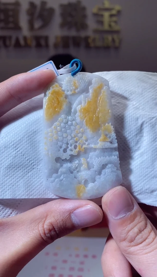 【闪购商品】翡翠颈饰未镶嵌天然A货翡翠