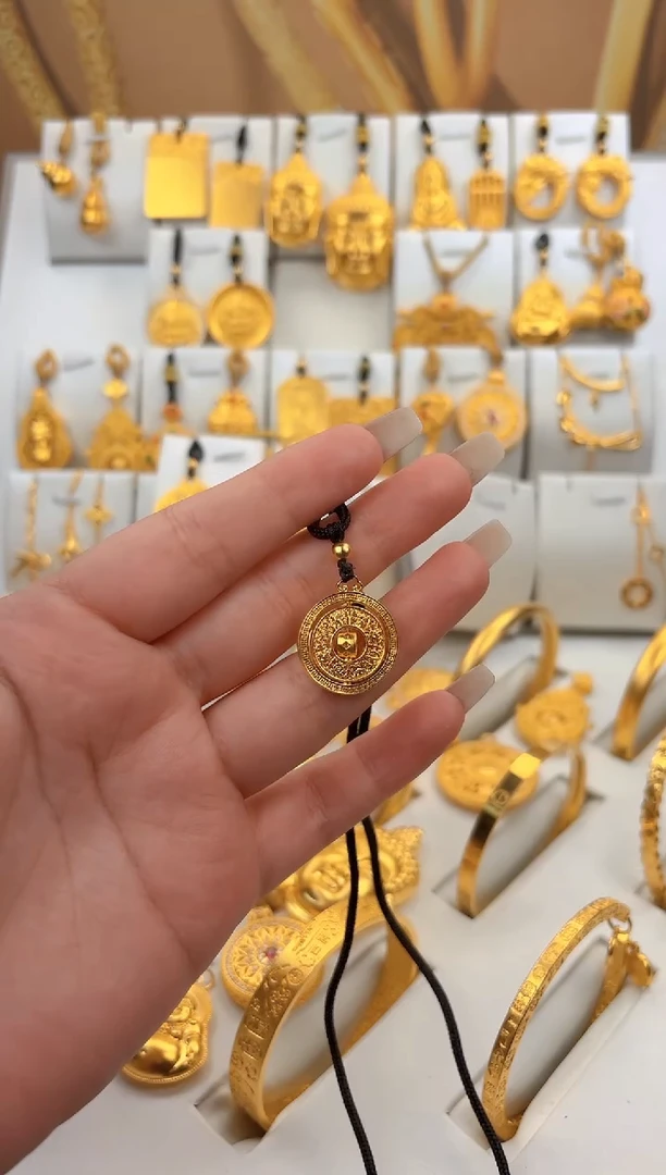 吊坠足银无旋转罗盘  总重4g外1.3g