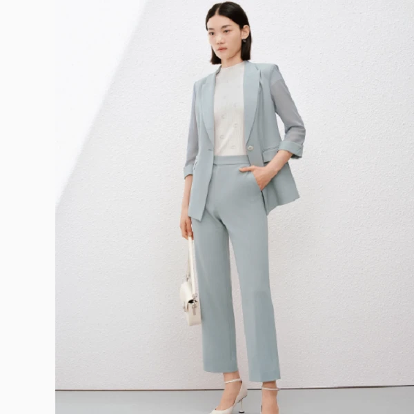 【安雅专属】暗群青色西装外套CA01199P7