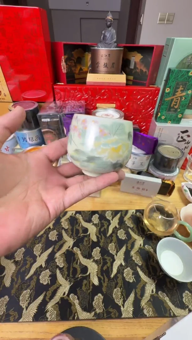 水晶玻璃吸管款芙蓉蛋蛋杯