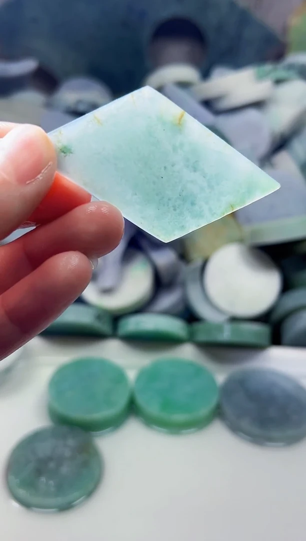 裸石翡翠天然翡翠A货玉 南 685