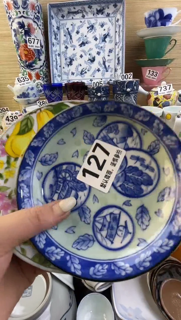 摆件清**月摆件瓷器瓷器瓷器