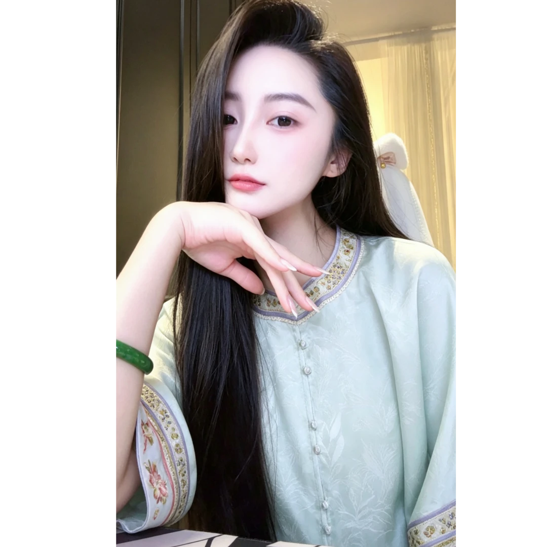 「荷影金鳞」丽古龙中国风原创日常时尚百搭设计感中式女装上衣