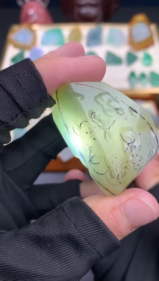 未镶嵌定制翡翠天然翡翠裸石（包工）