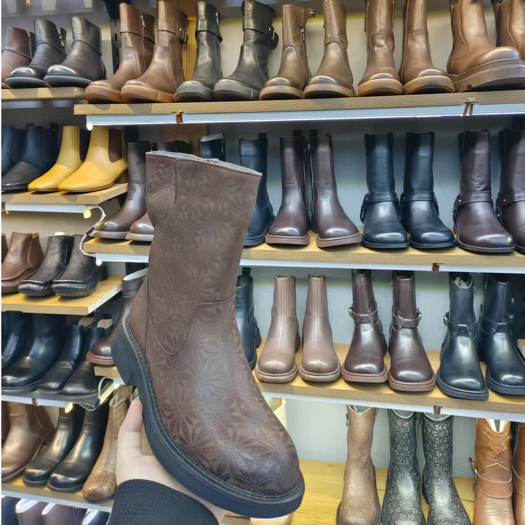 玛拉沁春秋款女士皮鞋合集纯皮透气百搭日常休闲气质包头舒适矮靴