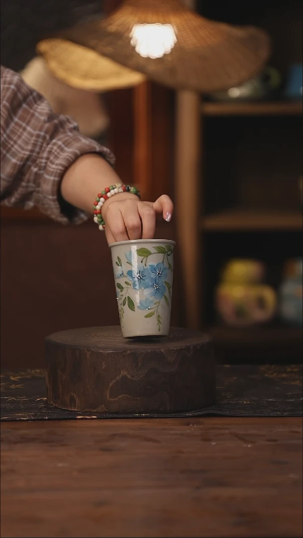 陶瓷景德镇高温釉下手绘陶瓷031