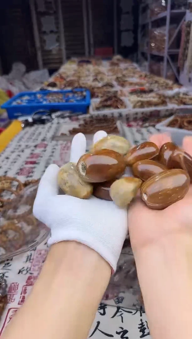 库克手串库克原果打磨款福利瑕疵黑白混发