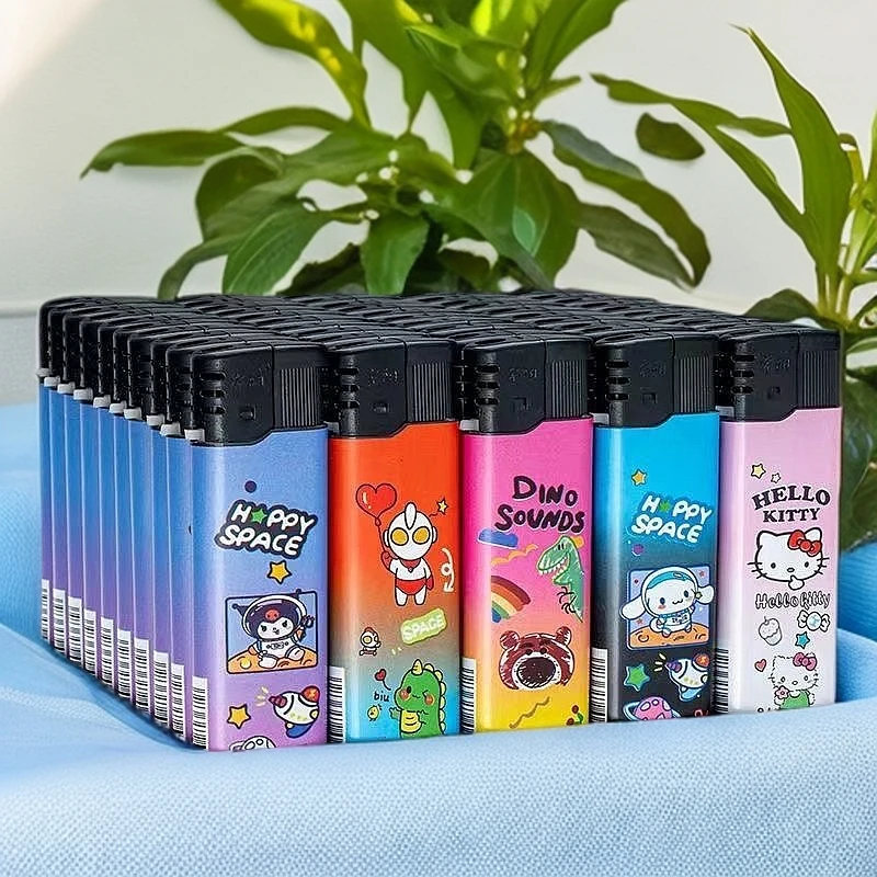 正品个性网红加厚防爆非一次性大号打火机明火耐用超市零售批发