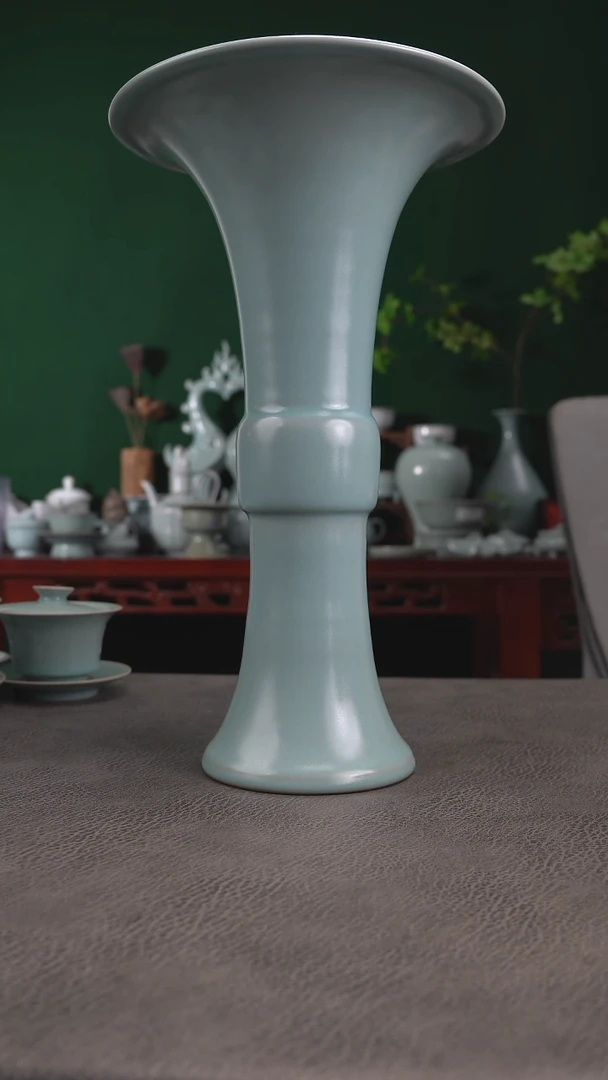 仿古釉花觚33高一级品-二