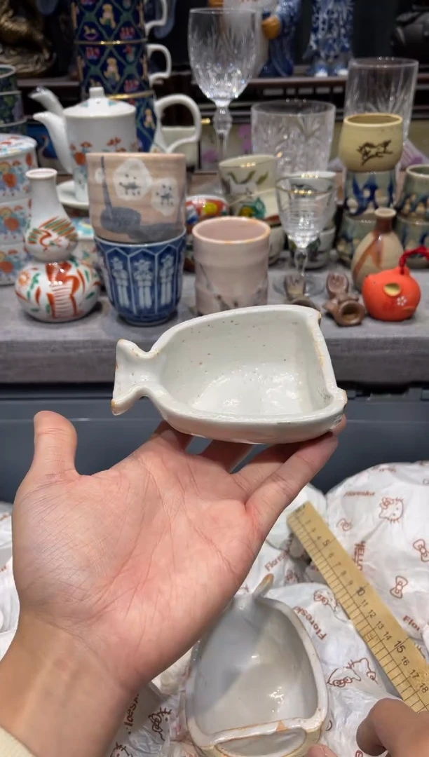 瓷片白志野公道公道