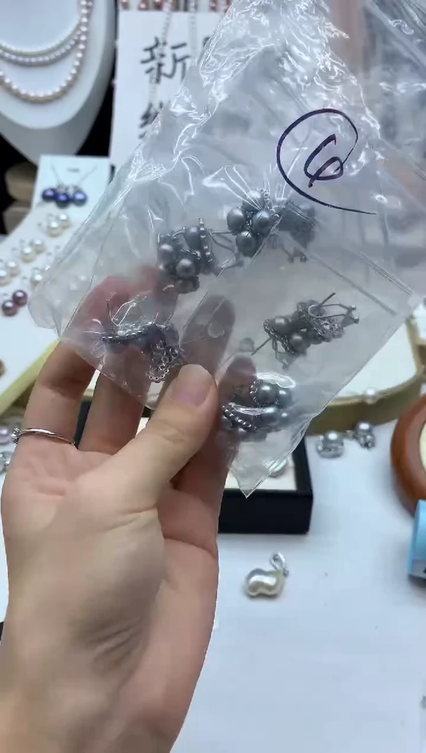 未镶嵌耳饰淡水珍珠多样性发其一