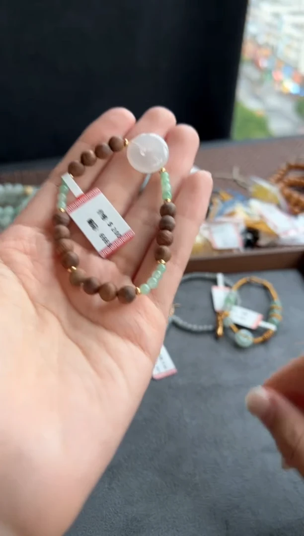 未镶嵌手串翡翠6656买断