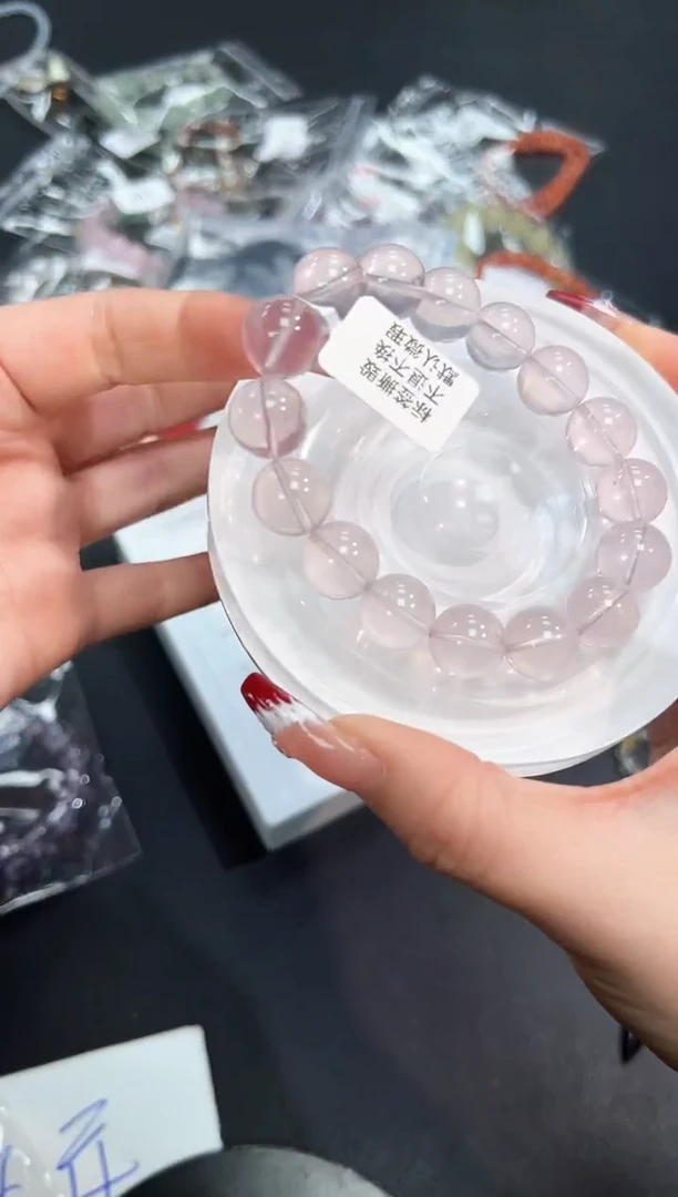 【闪购商品】水晶手串未镶嵌84j多样性发其一/1条13mm默认微瑕