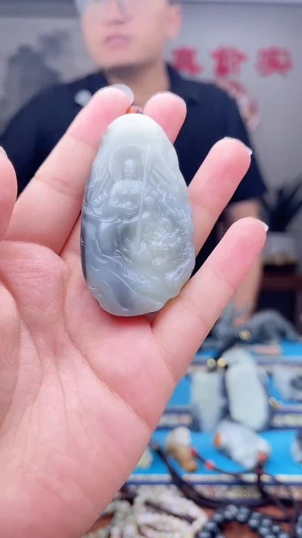 和田玉未镶嵌挂件1