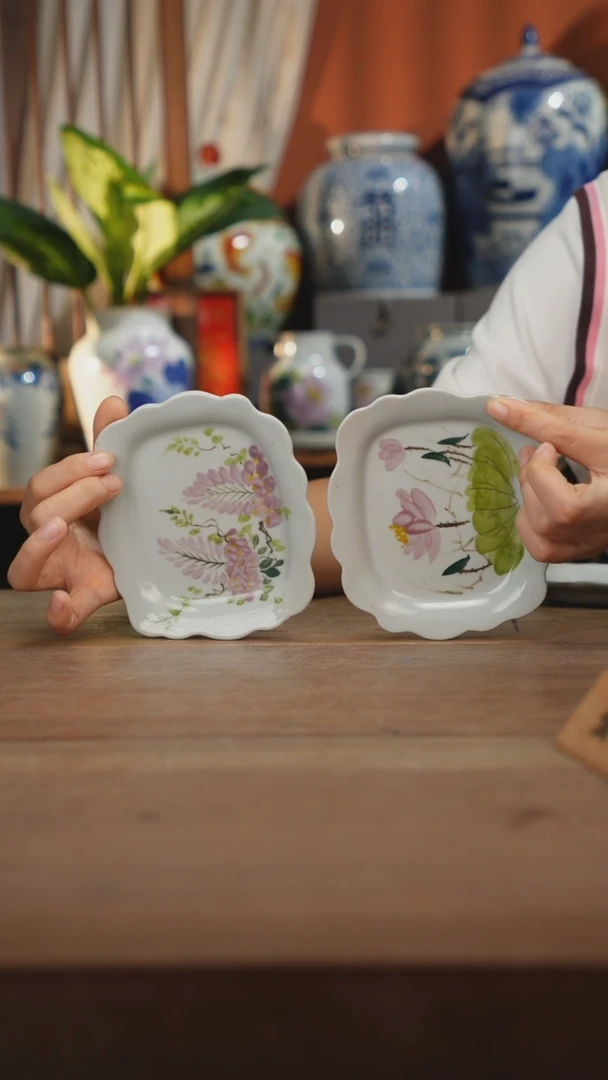 瓷片 景德镇设计师釉下手绘陶瓷餐具