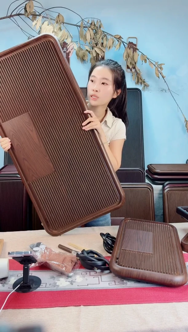 用****5凌龙黄色款式茶盘90*43*4