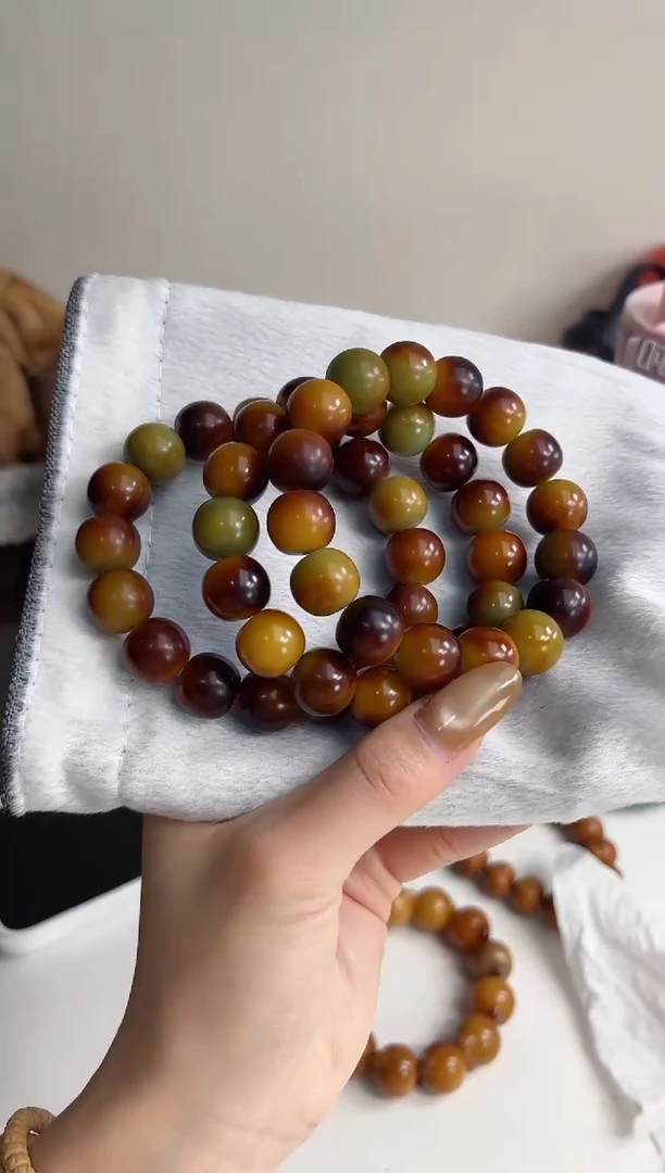 手串菩提根/象牙果沐b07敦煌干磨苹果13*14mm手串