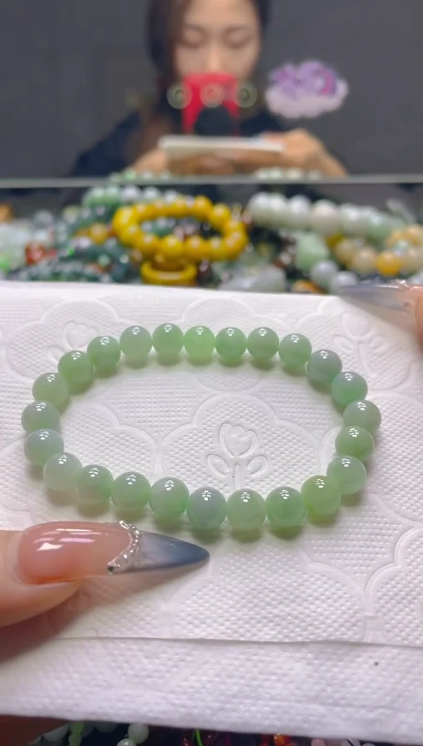 颈饰未镶嵌翡翠7MM